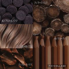 Here's some #chocolatehair formulas for you to use tag me in your creations 🍫🍩🤎🖤 #wellaformulas #wellalife #wellalove #askforwella… | Instagram Hair Colour Inspiration, Chocolate Blonde, Hair Color Swatches, Schwarzkopf Hair Color, Chocolate Brown Hair Color, Creative Hair Color, Hair Color Caramel