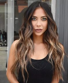 Dark Brown Hair With Highlights, Coffee Brown Hair, Brown With Blonde, Highlights Ombre, Brown Hair Shades, Hair With Highlights, Brown Hair With Blonde Highlights, Hair Color Light Brown