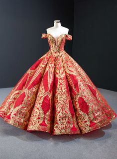 Ball Gown Gold, Prom Dresses Gold, Red Couture, Sequin Ball Gown, Vintage Ball Gowns, Sweet 15 Dresses, Red Ball Gown, Dresses Gold, Blue Ball Gowns