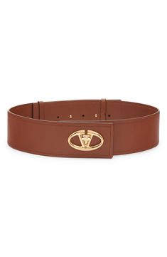 The Bold Edition Garavani belt fastens in front with a turnlock clasp hidden in the VLOGO plaque, while the length of this calfskin-leather belt is adjusted with push-studs in back. Leather Made in Italy Fabric Gift Bags, Fabric Gifts, Nordstrom Store, Free Fabric, Anniversary Sale, Be Bold, Print Gifts, Valentino Garavani