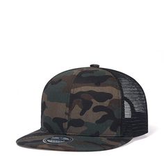 Material:Polyester 
Size:Free Size 
Sku:HA69958 Casual Camouflage Trucker Hat With Flat Brim, Casual Brown Flat Cap Trucker Hat, Camouflage Snapback Baseball Cap For Sports, Casual Camouflage Baseball Cap For Sports, Camouflage Trucker Hat For Sports, Khaki Snapback Trucker Hat For Streetwear, Camouflage Snapback Trucker Hat For Sports, Camouflage Baseball Cap For Summer, Camouflage Cap For Summer