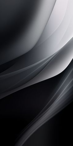 an abstract black and white background with wavy lines