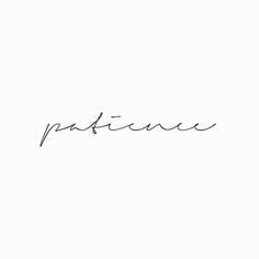 the word patrime written in cursive handwriting