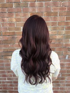 Rasberry Brown Hair Colors, Brown Red Purple Hair, Auburn Purple Hair Color, Dark Red Hair On Brown Hair, Wine Red Brown Hair, Deep Brown Red Hair, Purple Tinted Brown Hair, Dark Brown With Red Tint, Deep Red Brown Hair