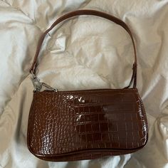 Sleek And Stylish Handbag! Never Used. Brown Handbags, Brown Handbag, Brown Vintage, Vintage Purse, Mini Purse, Bag Lady, Sleek, Purse, Handbags