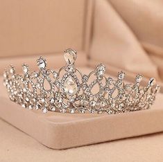 Quinceanera Jewelry, Quinceanera Tiaras, Quinceanera Crown, Tiara Accessories, Crown Aesthetic, Tiaras Jewellery, Beautiful Tiaras, Quince Ideas, Bridal Crown