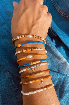 Arm Party, Coastal Cowgirl, Textile Jewelry, Homemade Jewelry, Seed Bead Bracelets, Beaded Bags, Bead Jewellery, Arm Candy, Diy Bracelets