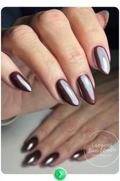 French-inspired chocolate chrome nails with a modern twist. Chrome-tipped design offers a unique, classic look, ideal for lovers of timeless, sophisticated nail art. Sophisticated Nails, Chrome Nail, French Inspired, Chrome Nails, For Lovers, Classic Looks