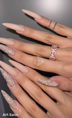 Stilleto Nails Designs, Boho Nails, Pointy Nails, Pretty Toe Nails, Edgy Nails, Nails Now, Grunge Nails, Long Acrylic Nails Coffin, Nails Only