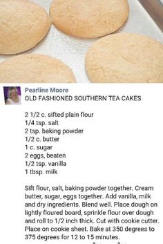 some cookies sitting on top of a baking pan with instructions to make them look like they are