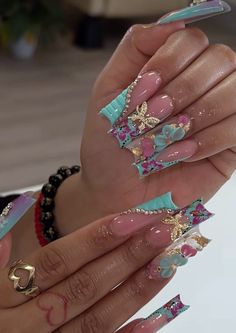 Virgo Nails, Acrylic Toe Nails, Glamour Nails, Dope Nail Designs, Long Acrylic Nails Coffin