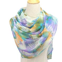 Leaves Printing, Leaf Scarf, Luxury Girl, Winter Girls, Summer Scarves, Lightweight Scarf