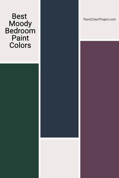 the best moody bedroom paint colors