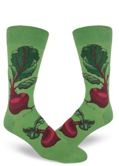 Red Beets Men's Socks Cool Food, Sock Lovers, Classic Wear, Red Beets, Bellingham Wa, Funky Socks, Mens Crew Socks, Apparel Merchandising, Rosie The Riveter