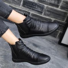 Women Leather Casual Chelsea Boots – Babakud Luxury Casual Chelsea Boots With Rubber Heel Cap, Fall Dressy, Shoes For Work, Top Women Shoes, Dresses Simple, Black B, Ivory Dresses, Womens Shoes High Heels, Womens Wedges