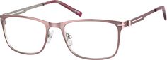 Rose Gold Rectangle Glasses #3211919 Pink Rectangle, Rectangle Glasses, Zenni Optical, Round Face Shape, Under Armour Shoes, Women Rising, Cut Out Design, Stainless Steel Frame, Prescription Eyeglasses