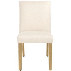 Parsons Dining Chair Linen Talc with Natural Legs - Skyline Furniture Slipcover Dining Chairs, Windsor Dining Chairs, Linen Dining Chairs, Parsons Dining Chairs, Farmhouse Dining Chairs, High Back Dining Chairs, Plastic Dining Chairs, Wicker Dining Chairs