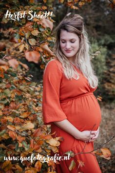 Zwangerschapsshoot in de herfst