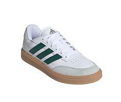 Adidas Courtblock Sneakers in White/Green/Silver Size 10.5 White Green, Online Purchase, Size 13, Adidas Sneakers, Tennis, Size 12, Size 7, Size 10, Adidas