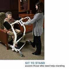 (eBay) Stand Assist Patient Transport Unit Hoyer Lift, Transportation Unit, Patient Lifts, Hotel Floor Plan, Adaptive Equipment, Assistive Devices, Sit To Stand, Grab Bar, Patient Experience