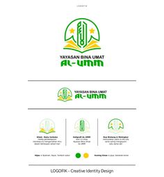 the logo for yayasan bin umat al - umm, an islamic university