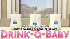 three bottles of baby bottle warmer and toddler drinks are on the counter in front of a window