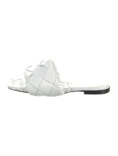 Bottega Veneta Leather SlidesWhiteIntrecciato WeaveCrossover StrapsDesigner Fit: Sandals by Bottega Veneta typically run a half size small.Unfortunately, due to restrictions, this item may not be eligible for shipping in all areas. White Bottega Veneta Shoes, Bottega Veneta Intrecciato, Leather Slides, Outerwear Sweater, Louboutin Shoes, Shirt Accessories, Shoulder Sweater, Hoodie Dress, Christian Louboutin Shoes