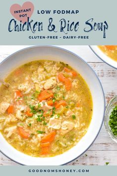 Fodmap Soup, Fodmap Chicken Recipes, Instant Pot Chicken And Rice, Easy Low Fodmap, Fodmap Lunch, Fodmap Chicken, Fodmap Recipes Dinner, Low Fodmap Chicken, Low Fodmap Recipes Dinner