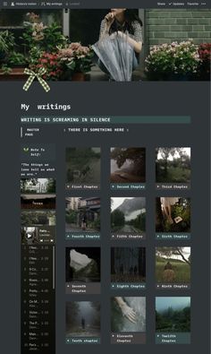 the website for my writing studio