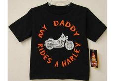 Amazon.com: Harley Davidson My Daddy Rides A Harley Black Toddler Tee: Clothing Black Toddler, Toddler Tees, Black Tee, Harley Davidson, Mens Graphic Tshirt, Mens Tshirts, Mens Tops, Clothes, Black