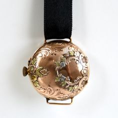 18k Solid Rose And Yellow Gold. Beautiful Carved Flowers On The Back Of The Case With Few Dents As Seen In Pics. The Watch Is In Good Running Condition. It Is Engraved With The Number 26695, R.L 1703 L. Blanchoud Lausanne. Measurements: 29mm X 28mm Total Weight: 14.3 Grams Circa 1800. Sold As Is, As Pictured. You'll Get Exactly What You See In Pictures. No Original Box. Water Resistance: Not Water Resistant Movement: Mechanical (Manual) Year Manufactured: 1800's Case Material: 18k Rose & Yellow Carved Flowers, Box Water, Rose Yellow, Pocket Watch, Accessories Watches, Jewelry Inspiration, Original Box, 18k Gold, Water Resistant