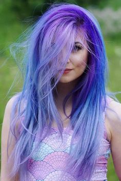 Color For Fair Skin, Bright Blue Hair, Blue Hair Color, Hair Color For Fair Skin, Color Ideas For Short Hair, Blue Ombre Hair, Latest Hair Color, Ideas For Short Hair, Stylish Short Hair