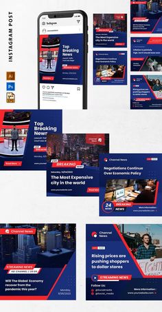 a series of brochures designed to look like an advertisement for a real estate agent