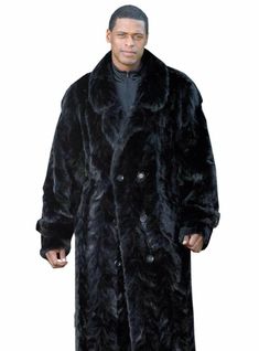 Custom Made Men's Double Breasted Mink Fur Coat. Barrel Bbq, Fur Coat Men, Mens Fur Coat, Men Coats, Womens Faux Fur Coat, Mens Fur, Real Fur Coat, Mink Coat, Mink Fur Coat