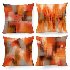 PRICES MAY VARY. 【 Soft Velvet Orange Pillow Covers 16x16 】Material: Made of high quality soft polyester blend, soft and durable, smooth and comfortable fabric. Designed with vibrant grey and burnt orange colors, decor your living room, bed, bedroom, couch and sofa, patio, bench and bedding sets beautifully and perfectly! BEST HOME DECORATIONS GIFTS FOR HOUSEWARMING AND HOME DECOR! 【 Decorative Burnt Orange Grey Throw Pillow Covers 】Hexagram soft velvet decorative burnt orange throw pillows desi Burnt Orange Throw Pillows, Burnt Orange Pillow, Burnt Orange Pillows, Orange Pillow Covers, Abstract Home Decor, Grey Pillow Covers, Orange Pillow, Car Bedroom, Orange Throw Pillows