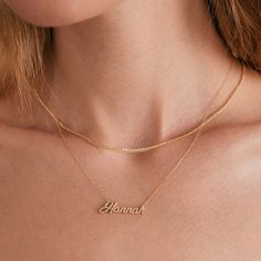 Unique and radiant, our Diamond Pave Script Name Necklace in 14K Solid Gold is a perfect blend of luxury and personal touch. This dainty pave script name necklace, a top pick among personalized necklaces for women, features your name in elegant cursive script, adorned with sparkling diamonds. Handcrafted in 14k gold, it's more than just a necklace—it's your statement, your style, your signature. Experience the allure of luxury personalization with this exquisite cursive name necklace. 14K solid Elegant Diamond Custom Name Necklace, Elegant Diamond Name Necklace, Elegant Gold Name Necklace With Diamond Accents, Gold Personalized Diamond Name Necklace, Personalized Gold Name Necklace With Diamond Accents, Script Design, Cursive Script, Solitaire Necklaces, Top Pick