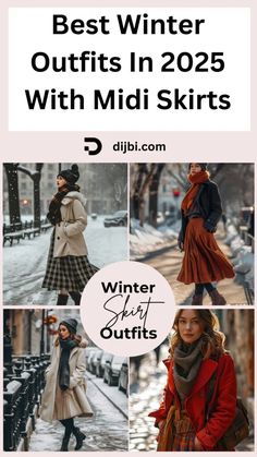 Midi Skirt Fall Outfit, Winter Shirt Outfit, Skirts Ideas, Winter Skirts, Perfect Winter Outfit, Skirt Tulle, Skirt Outfits Fall, Midi Skirt Outfit