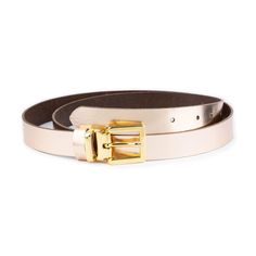 Elevate your wardrobe with our Rose Gold Metallic Leather Belt, a fashion-forward accessory designed to add a touch of elegance and sophistication to any outfit. Crafted from premium genuine Italian leather, this belt combines luxury with style, making it a must-have for any fashion-conscious woman. With a belt height of 1 inch (2.5 cm), this thin belt is perfectly sized to complement a variety of dresses and outfits, offering a subtle yet impactful statement piece. The durability and quality of Belt For Dress, Belt With Gold Buckle, Women Belt, Suspender Belt, Metallic Colors, Metallic Leather, Metal Buckles, Dress Fashion, Belts For Women