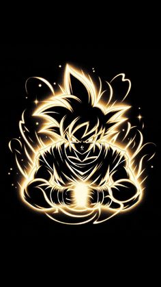 an image of a dragon sitting in the middle of some fire and flames on a black background