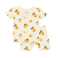 Kyte Baby Short Sleeve Toddler Pajama Set Short Sleeve Pajamas in Lemon Summer Cotton Sleepover Sets, Summer Cotton Sets For Sleepovers, Cotton Summer Sets For Sleepover, Playful Summer Sleepwear, Summer Sleepwear With Short Sleeves For Sleepover, Summer Short Sleeve Loungewear Set, White Summer Sleep T-shirt, Yellow Summer Sets With Short Sleeve, Yellow Short Sleeve Summer Sets