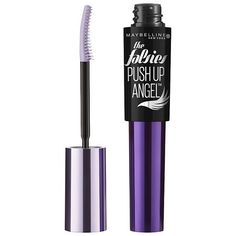 Get The Falsies push-up effect, now with a perfect winged look! Lashes look full, flared and lengthened, root to tip. Ophthalmologist tested. ; Push-up wing brush sweeps lashes to the side, while lifting and plumping from the roots Styling mascara formula holds the lifted wing look in place Waterproof mascara formula Removes easily with Maybelline New York Oil-Free Makeup Remover Mascara Maybelline, Maybelline Falsies, Maybelline Mascara, Curling Mascara, Dramatic Eye Makeup, Blackest Black, Oil Free Makeup, Faux Lashes, Mascara Tips