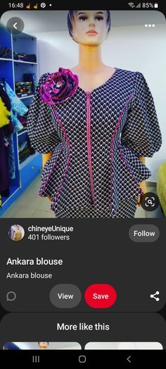 6 Pieces Ankara Skirt And Blouse, Ankara Blouses For Women, Ankara Blouse Styles, Ankara Blouses, Ankara Blouse, African Attire Dresses, Ankara Short Gown Styles, Long African Dresses