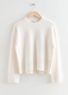 Outfit Links, Ribbed Neckline, Knit Jumper, Long Sleeve Knit, Dream Wardrobe, Pretty Things, Knitwear, Jumper, My Style