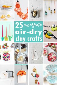 25 awesome air - dry clay crafts