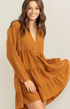 Tiered Corduroy Mini Dress – Via Vay Boutique Hey Boy, Dress Sleeves, Tiered Mini Skirt, Sweat Joggers, Dressy Pants, Corduroy Dress, Corduroy Fabric, Dress Long Sleeve, Denim Pant