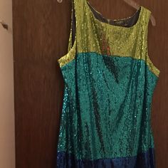 Beautiful Multicolored Sequin Dress With Lime, Aqua, And Navy Accents. No Tags But Never Worn Out. Navy Accents, Dresses Sequin, Taylor Dress, Sequin Mini, Sequin Mini Dress, Sequin Dress, Colorful Dresses, Sequin, Blue Green