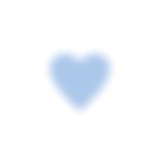 a blue heart on a white background