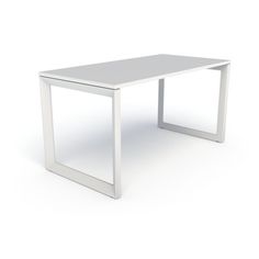 a white table on a white background with an empty space for the object to be seen