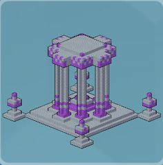 an image of some type of structure in pixel art