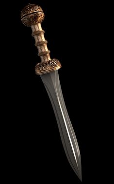 Roman Gladius Tattoo, Gladius Tattoo, Roman Gladius, Dungeons And Dragons Rules, Roman Warriors, Cool Swords, Cool Knives, Ancient Romans